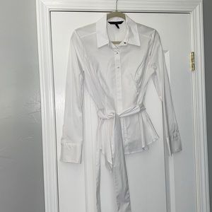 Button down long sleeve collar blouse